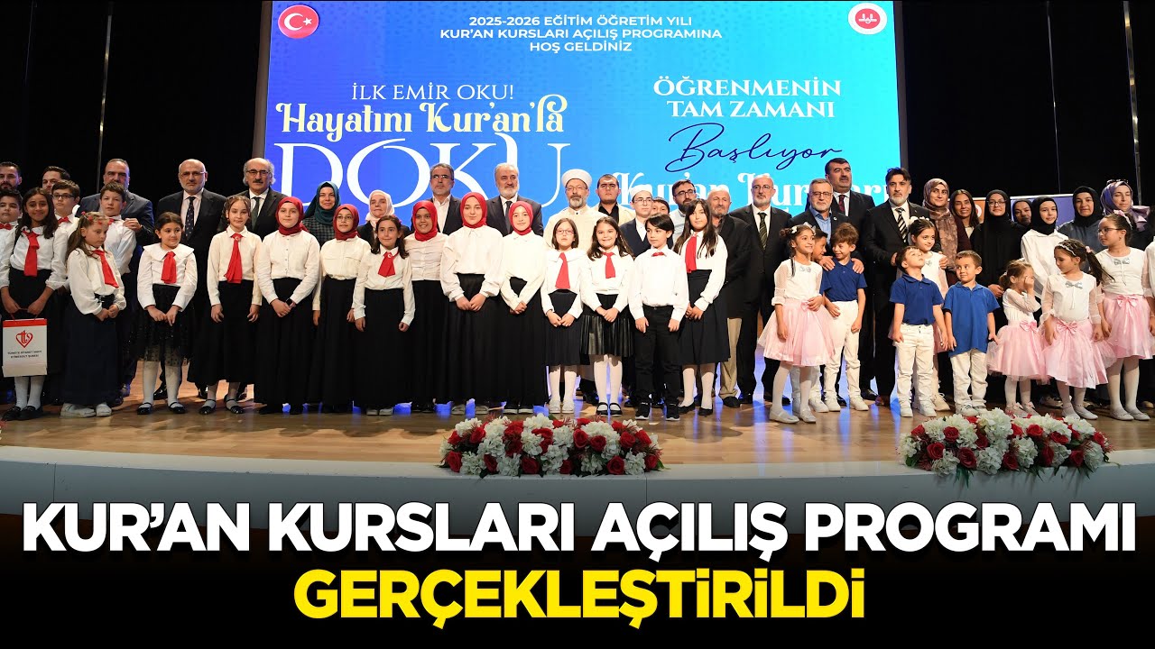 Ankara’da “Kur’an Kursları Açılış Programı” gerçekleştirildi