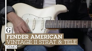 Video thumbnail for Fender American Vintage II ’61 Strat & ’51 Tele Demo by Guitarist