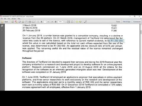 FAC3702   IMPAIRMENT OF ASSETS