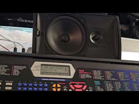 1998 Casio CTK-411 MIDI keyboard, for external speaker, slimmed down image 6
