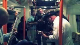 Dulwich Ukulele Club performing on the East London Line