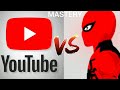YouTube VS Spider Man Stickman Dismounting Funny Moments 16