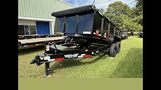 2025 Top Hat Low Profile Dump 14K 14x83 DX14 | Heavy-Duty 3' High Sides Dump Trailer