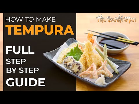 How to Make TEMPURA at Home with The Sushi Man