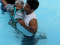 Amy Swimming In Pool On 25 06 2009