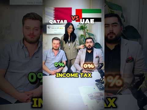 Qatar vs UAE: Income Tax Comparison That Might Surprise You! #qatar #dubai #uae #tax