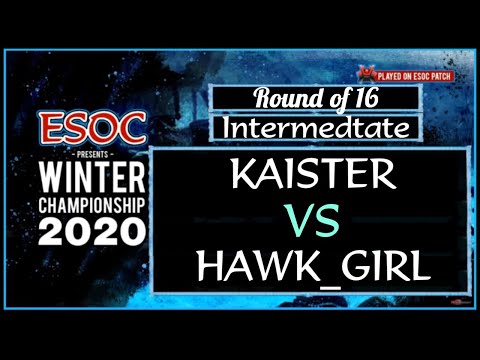 [AoE3] kaister vs HawK_Girl (Bo5) — Intermediate Division Round of 16 — ESOC Winter Championship