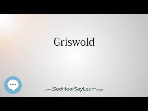 Griswold (How to Pronounce Cities of the World)💬⭐🌍✅