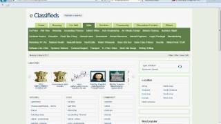 how to search ads in e classifieds.avi