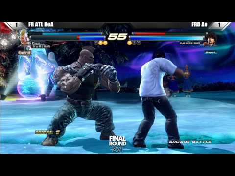 Tekken Tag Tournament 2 Top 8 FR ATL HoA vs FRB Ao - Final Round XVI