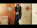Navy Blue Saree With Sleeveless Blouse Looks Expression Tutorials Sneha Beauty
