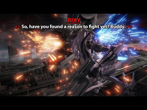 Armored Core 6: Fighting V.IV Rusty, except Zero is playing in the background