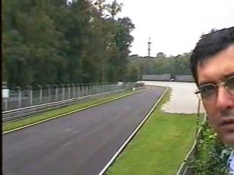 SCHUMACHER Ferrari F1 Monza 09/2001 free test/prove libere on the wall!