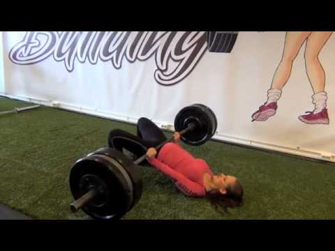 Silje Mariela- Glutebridge 130kg.flv