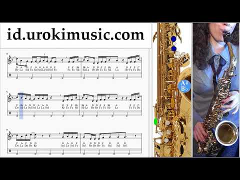 Belajar Saksofon (Tenor) Martin Garrix feat Khalid - Ocean Not Tabulasi um-i592