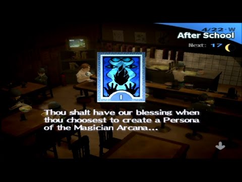 Persona 3 FES Max Social Links: 4/22 and 4/23 - First Social Links! Magician and Chariot