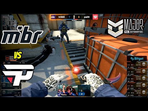 MiBR vs paiN | PGL Major Antwerp 2022 | CSGO Highlights