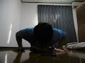 腕立て伏せ400回+30kgフロアプレス20回 400 Push Ups+30kg floor press