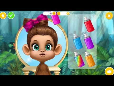 Jungle Animal Hair Salon 2 -  Fun Animal Makeover Kids Game - Tropical Pet Makeover MAYA