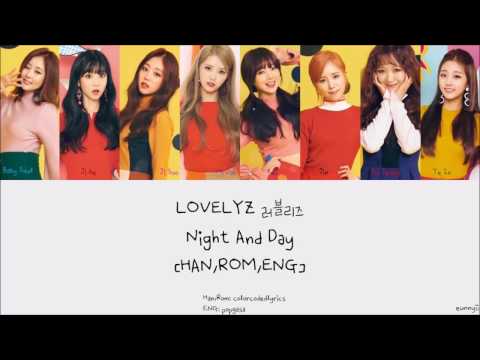 LOVELYZ 러블리즈: Night and Day Lyrics [Han/Rom/Eng]