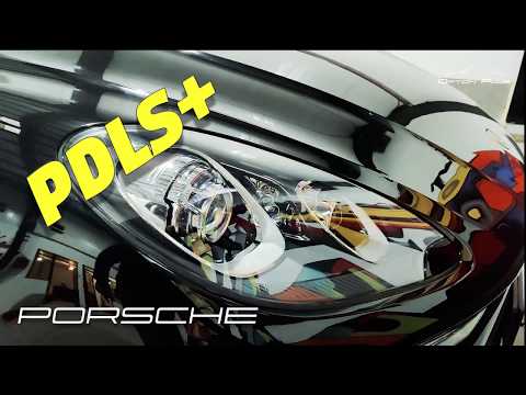 How to Porsche Macan PDLS+ PDLS PLUS retrofit on HID headlights ( timelaps )