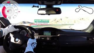 preview picture of video 'BMW E92 M3 - Willow Springs Jan 5, 2014'