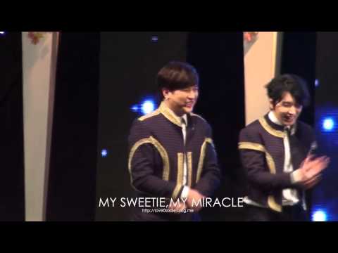 140927 Foodbank Sharing concert - Shindong's cute expression