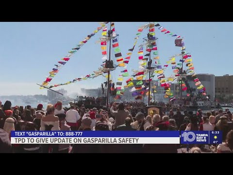 Tampa Police and others discuss safety for Gasparilla Parade