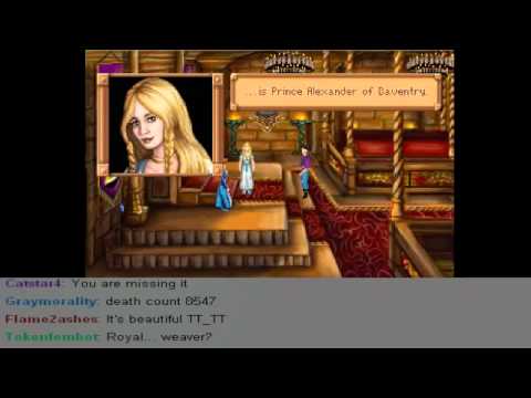 Let's Play LIVE: King's Quest 3 AGD (part 6)