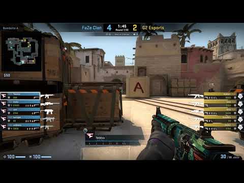 CS:GO POV Demo FaZe Twistzz (23/9) vs G2 (de_mirage)