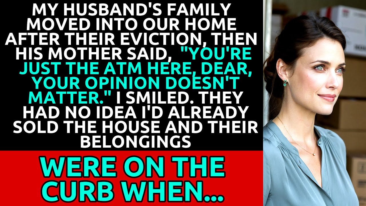 Husband’s Evicted Family Moved In, Then His Mom Called Me “Just the ATM”