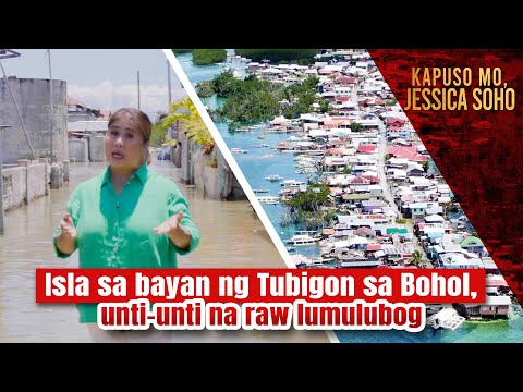 Isla sa bayan ng Tubigon sa Bohol, unti-unti na raw lumulubog Kapuso Mo, Jessica Soho