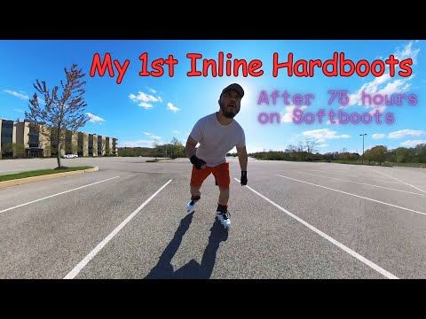 Beginner Rollerblader 1st Hardboots Impression Powerslide Next 90