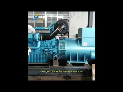 600KW 750KVA Weichai diesel generator set by Baudouin 6M33D725E310
