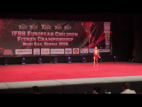 Anastassia Ussova. European Children’s Championships 2018, 11 years