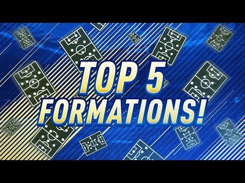 THE FINAL TOP 5 FORMATIONS IN FIFA 18