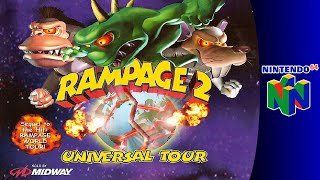 Nintendo 64 Longplay: Rampage 2: Universal Tour
