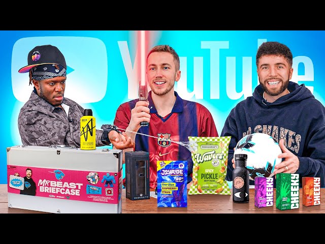 BRUTALLY RANKING YOUTUBER PRODUCTS (ft. KSI and ZERKAA) SDDEFAULT Thumbnail