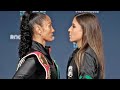 AMANDA SERRANO SQUARES UP WITH YAMILETH MERCADO! BOTH GO FACE TO FACE AT FINAL PRESS CONFERENCE