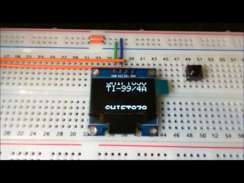 SHIFT838SCROLL Teensy3.2 OLED 128x64