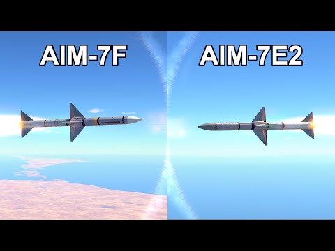 F-4J Phantom Missile Comparison: AIM-7F vs. AIM-7E2