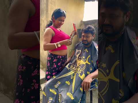Funny barber shop🤣😂 #trending #comedy #funny#couple