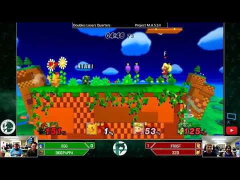 Project M.A.S.S II Doubles Loser's Quarters: Frost\TopPlayerJim Vs. BiggPappa\Egg