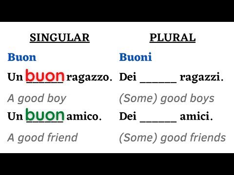 Italian how to form adjectives | Singular, plural, masculine, feminine | Learn italian free lessons