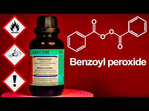 Benzoyl peroxide! Free-Radical polymerization!
