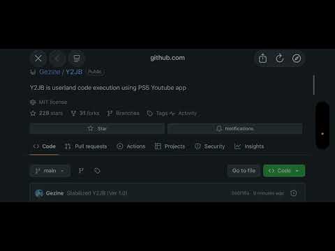 PS5 4.03-12.20 - YouTube To Jailbreak (Y2JB) Released For PlayStation 5