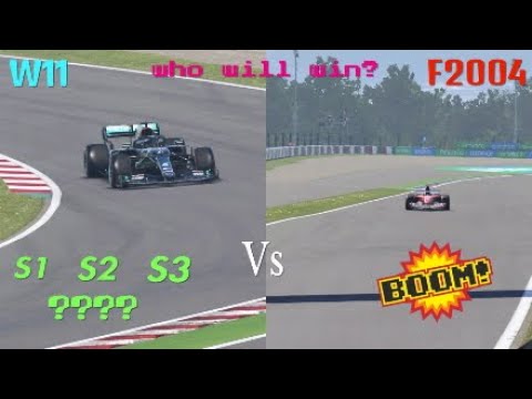 F1 2020 Mercedes vs 2004 Ferrari! "DIRECT COMPARISON!!"