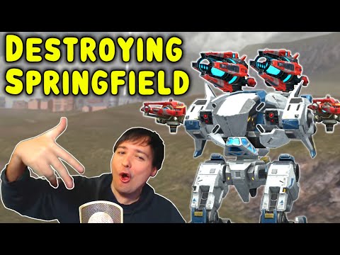 LOL! Manni Rocking Springfield LIKE A HAWK 🎱 War Robots Gameplay WR