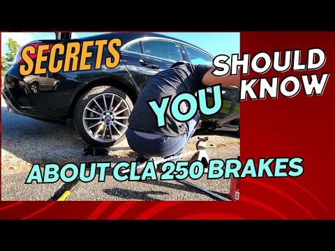 How To Replace Rear Brakes CLA 250 | Electric Brakes CLA