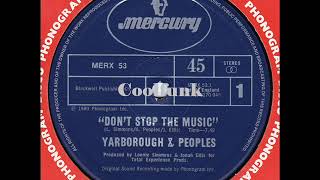 Yarbrough &amp; Peoples - Don&#39;t Stop The Music (12 inch 1980)